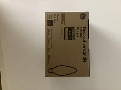 GE 24-Pack Decorative Candle LED B10C Daylight Light Bulbs - Image 1 of 2