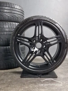 Porsche 997 Turbo Felgen 19 Zoll, Original 911 Carrera 4S, black Wheel Set - Bild 1 von 12