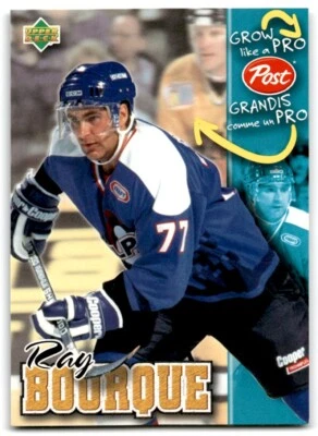 1996-97 Upper Deck Post Cereal Ray Bourque Boston Bruins #NNO - Image 1 of 2