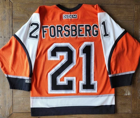 Vintage CCM Philadelphia Flyers Peter Forsberg #21 Official NHL Jersey Adult M Cover