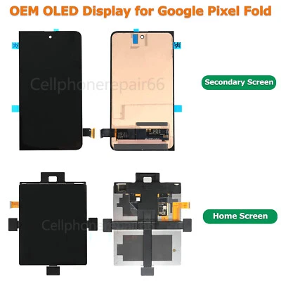 OEM OLED For Google Pixel Fold LCD Screen Display Touch Digitizer Assembly New - Image 1 of 4