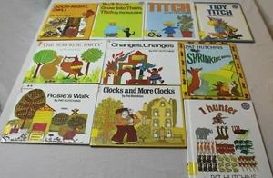 Lot of 10 Pat Hutchins Hardcover Picture Childrens Books Titch, 1 Hunter, Clocks - Picture 1 of 7