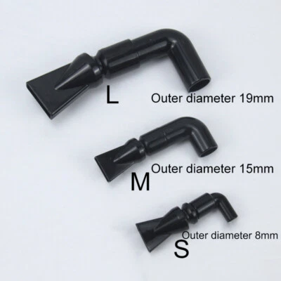 OD 8/15/19mm Aquarium Entenschnabel Auslass Universal Düse Aquarium Auslassrohr - Bild 1 von 4