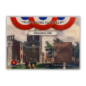 2025 Historic Autographs Founding Fathers Independance Hall Dirt Relic /120 - Picture 1 of 3