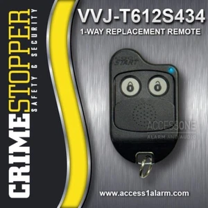 NEW Crimestopper 1 Way 5-Button Remote Control FCC ID VVJ-T612S434 For SP-400 - Picture 1 of 6