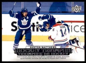2022-23 Upper Deck Tim Hortons Hockey Triumphs Auston Matthews #H-2 - Bild 1 von 2