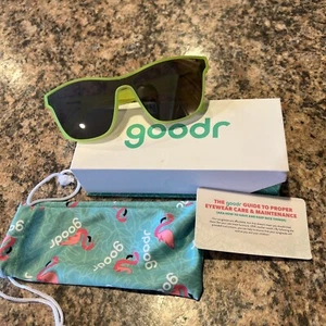 Goodr VRG Naeon Flux Capacitor No Slip No Bounce, All Polarized Sunglasses. NIB - Picture 1 of 7