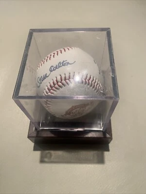 STEVE CARLTON SIGNED OFFICIAL PLAYER LOGO BALL Limited Edition Of 2500 - Image 1 of 4