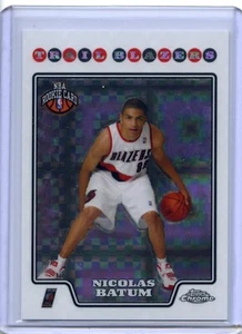 2008 Nicolas Batum Chrome XFractor Rookie /288 Portland Trailblazers - Picture 1 of 2
