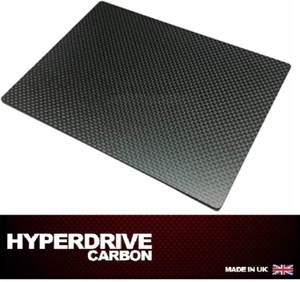 Carbon Fibre Sheet Matte Plain 3k Rigid 300 x 200 mm 1,2,3,4,5mm UK - Picture 1 of 9