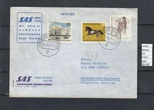 ERSTFLUG AIR SCANDINAVIAN AIRLINES HAMBURG-KOPENHAGEN (L40909) - Bild 1 von 1