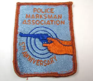 Parche vintage de la Asociación de Tiradores de Policía 5to Aniversario - Imagen 1 de 4