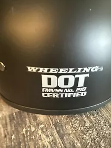 Wheeling Motorcycle Classic Biker ATV Helmet German OSFM DOT Approved - Picture 1 of 5