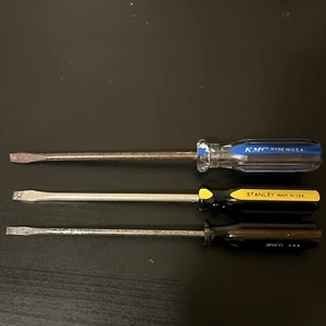 Set 3 cacciaviti vintage Stanley, Rosco, KMC - Foto 1 di 16