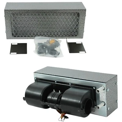 Auxiliary Heater High Output 30,000 BTU 24 Volt 3 speed Blower Powder Coated  - Image 1 of 4