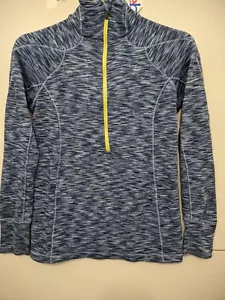 Columbia Sweatshirt Womens M 1/2 Zip Pullover Outerspaced Outdoor Hiking Stretch - Picture 1 of 15