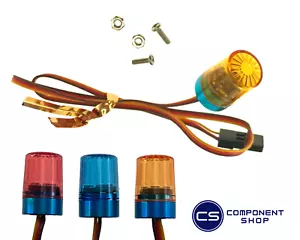 Rotating Beacon Effect LED for RC Vehicles, Models 9mm/13mm , Red , Blue ,Yellow - Picture 1 of 5