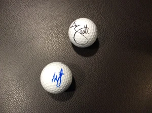 Adam Scott great Masters winner & mulitple PGA in person autographed golf ball - Picture 1 of 2