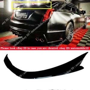 Juego de 1 alerón de alerón trasero FRP negro brillante para Cadillac CT6 2016-2018 - Imagen 1 de 9