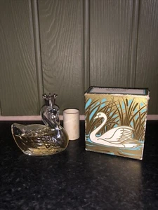 Avon Vintage Perfume Eau De Cologne 30 ml Vidrio ROSAS ROSAS Botella Cisne Real - Imagen 1 de 17