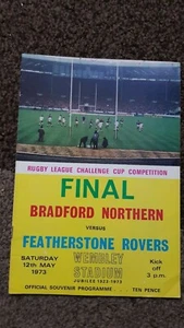 The Rugby League Challenge Cup Wettbewerb Finale Programm - Sa. Mai 12th 1973 - Bild 1 von 1