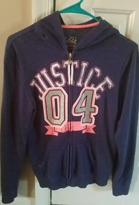 Mädchen Justice Hoodie Oberteil Gr. 16 (gebraucht) - Bild 1 von 3