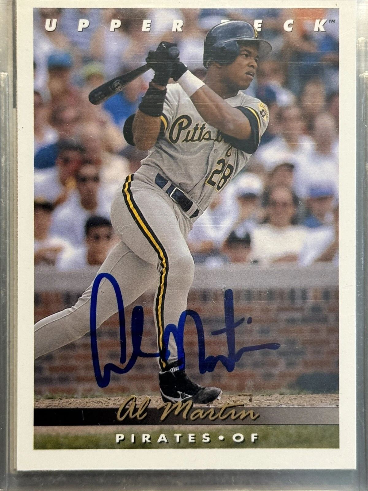 Al Martin 1993 Upper Deck #340 Pittsburgh Pirates Auto Autographed Signed Card