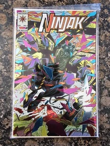 Ninjak No 1 Feb 1994 Chromium Cover Valiant - Picture 1 of 2