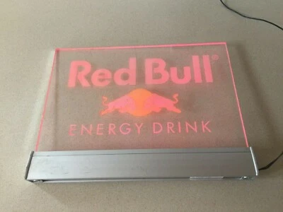 Red Bull  Sign Light Up Dimmer Switch Lighted Man Cave Bar   - Image 1 of 4