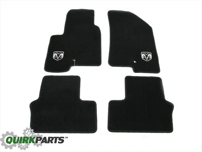 Juego de 4 alfombrillas mopar Dodge Caliber 2008-2012 gris pizarra premium Foto 1 de 4