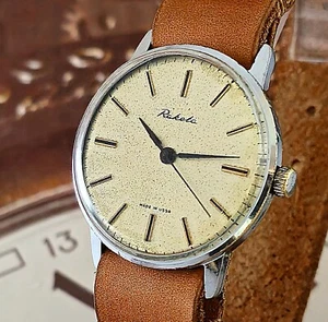 Orologio Vintage URSS RAKETA,"Jeans"" Raro Orologio da polso sovietico Meccanismo 2609.HA 19J - Foto 1 di 19