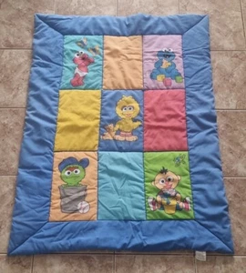 Sesame Street quilted blanket, Elmo, Cookie Monster Kids Blanket 1150mm 880mm - Bild 1 von 4