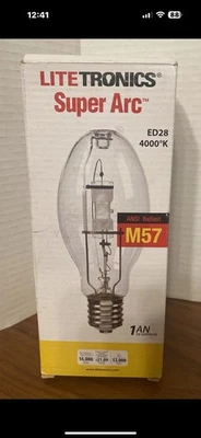 LITETRONICS SUPER ARC M57 ED28 4000*k Licht 💡 Glühbirne / 11er Set Neu Boxen �� - Bild 1 von 4