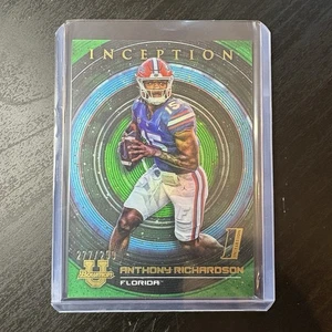 2022-23 Bowman University Inception #74 Anthony Richardson Green Foil #/299 - Bild 1 von 2