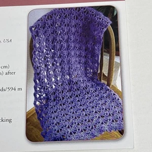 Cross Country Shawl Crochet Pattern Cards Pages - Picture 1 of 3