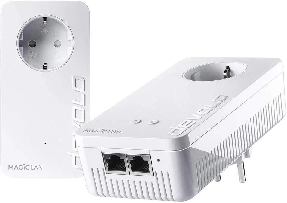 Devolo Magic 1 WiFi 1200 Mbit/s Ethernet LAN Anschluss WLAN 2 Stk weiß  - Bild 1 von 1