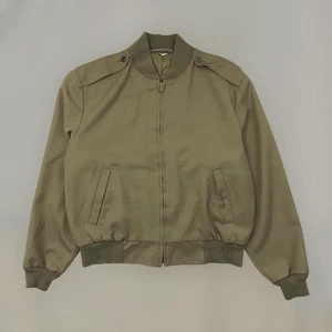 VTG 70s 80s Blauer USMC Pewter Lightweight Full Zip Coat Jacket Adult L Military - Picture 1 of 7