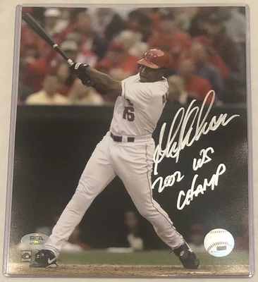GARRET ANDERSON Signed 8x10 Picture Photo Anaheim Angels PSA COA Autographed - Image 1 of 3