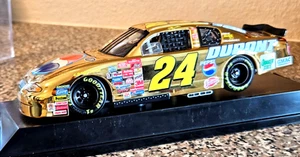 2000 JEFF GORDON #24 DUPONT  PEPSI 24K GOLD ACTION RACE FANS - Picture 1 of 9