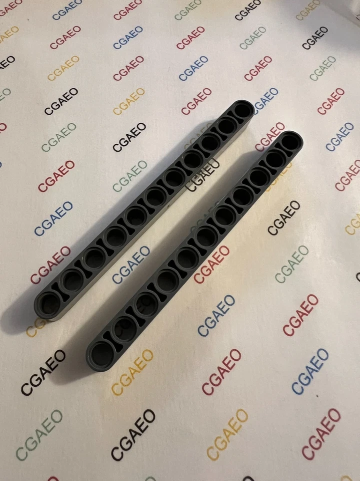 2 x Lego 32525 Technic, Liftarm 1 x 11 Thick - DARK BLUISH GRAY - Photo 1/1