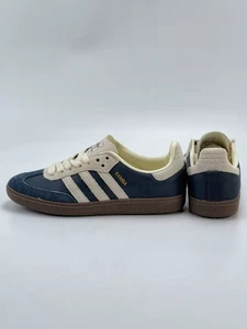 Adidas Originals Samba OG Aurora Ink Cream White JI3217 Mens Shoes Sneakers - Picture 1 of 9