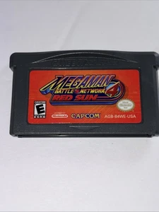 MEGA MAN BATTLE NETWORK 4 RED SUN GAMEBOY ADVANCE GETESTET MUSS @@!! - Bild 1 von 2