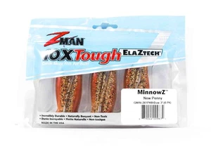 Zman Soft Lure MinnowZ 3 Inch 6/Pack New Penny (9634) - Picture 1 of 6