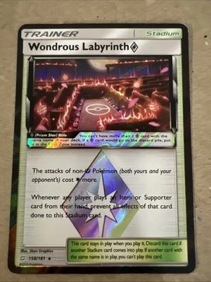 WONDROUS LABYRINTH 158/181 PRISM STAR POKEMON TCG NM Holo - Image 1 of 2
