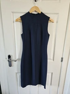 Vestido recto Joseph azul marino talla 36 Reino Unido talla 8 oficina grapa - Imagen 1 de 9