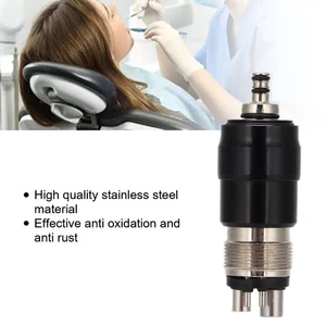 Dental Handpiece Adapter High Speed Universal 4 Hole Quick Handpiece Change Kit - Picture 1 of 12