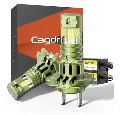 2 x H7 LED Headlight, Canbus Decoder Kit, 6000K White 3000LM, Bright - RRP: £100 - Image 1 of 4