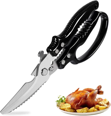 Heavy Duty Poultry Shears Kitchen Scissors for Chicken, Meat, Turkey, Fish - Image 1 of 4