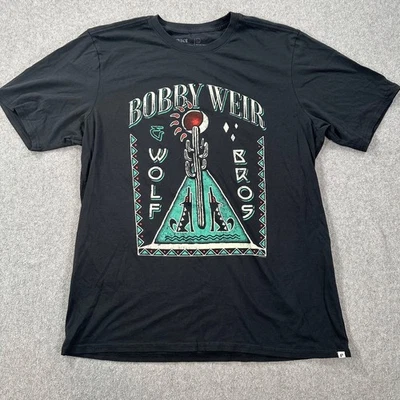 Camiseta de concierto Bobby Weir & Wolf Bros 2022 talla grande manga corta algodón Foto 1 de 4