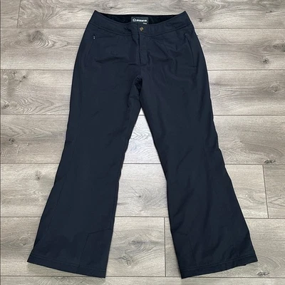 Pantalones cortos de esquí para nieve Sunice de tiro medio negros talla 10 Foto 1 de 4
